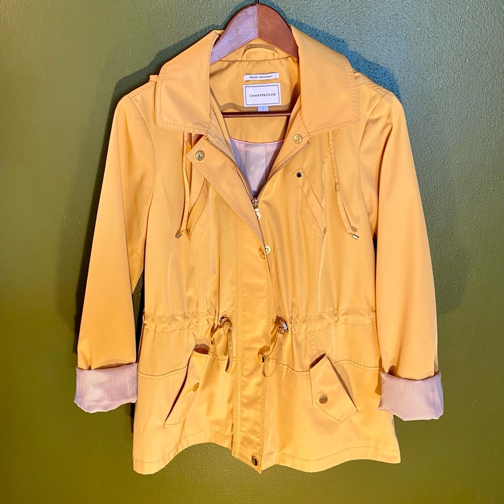 Water-Resistant Hooded Anorak Jacket